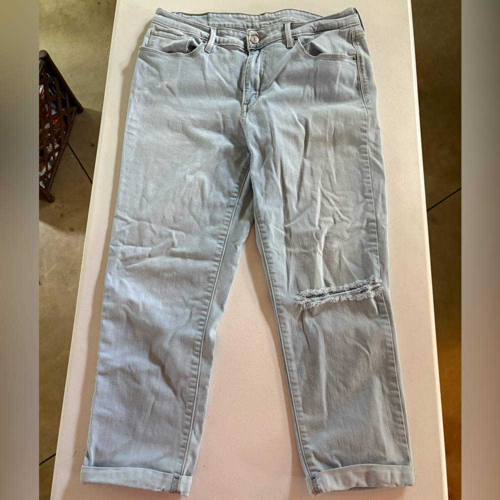 Levi's Light Blue Boyfriend Jeans